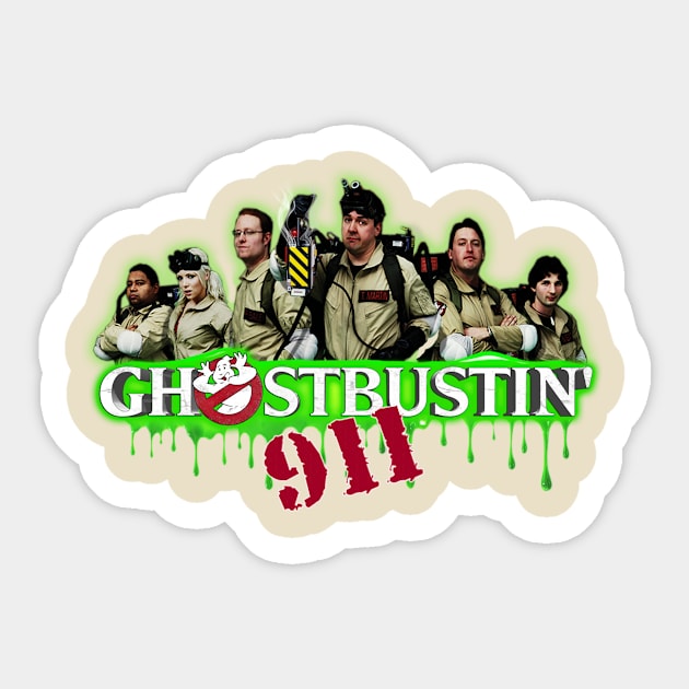 GHOSTBUSTIN' 911 Proton Pack Sticker by TCGhostbusters